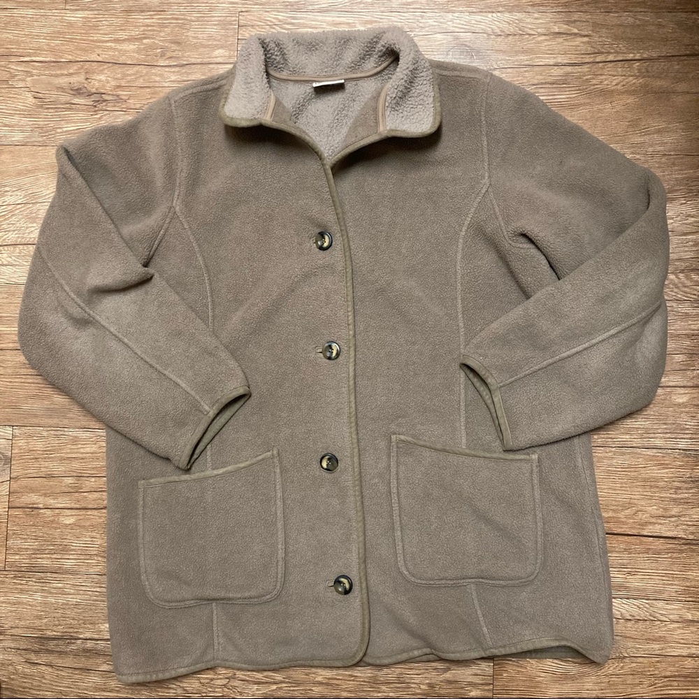 L.L. Bean Fleece Pea Coat